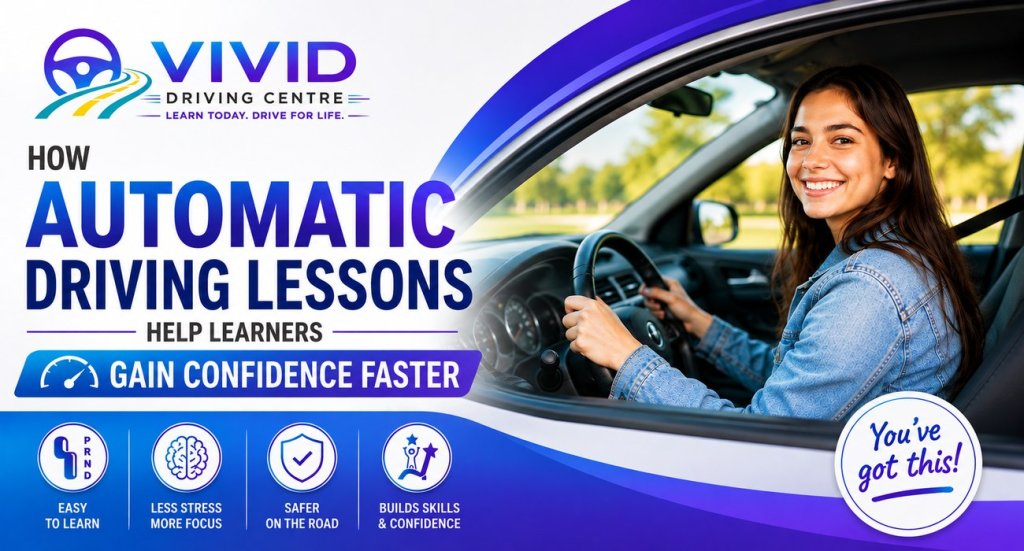 How Automatic Driving Lessons Help Learners Gain Confidence Faster